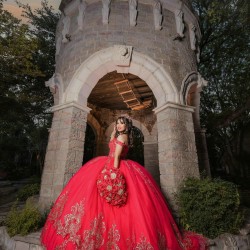 Girls Sweet 16 Dresses Red Quince Dress Sweetheart Neck Lace Appliques 2024 Wear Pageant Off Shoulder Vestidos De 15 Anos