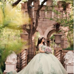 Sweetheart Neck Sage Green Quinceanera Dress Girls Sweet 16 Dresses Lace Appliques 2024 Wear Pageant Off Shoulder Vestidos De 15 Anos