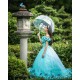 Off Shoulder Aqua Quinceanera Dress Wear Pageant 3D Flowers Vestidos De 15 Anos Sweetheart Neck Birthday Party Dresses