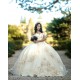 Off Shoulder Champagne Quinceanera Dress Vestidos De 15 Anos 3D Flowers Wear Pageant Sweetheart Neck Girls Sweet 16 Dresses