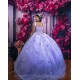 Lavender Quinceanera Dress Lace Appliques Instagram Gowns Sweetheart Neck Girls Sweet 16 Dresses Sleeveless 15 Birthday Party Robe