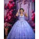 Lavender Quinceanera Dress Lace Appliques Instagram Gowns Sweetheart Neck Girls Sweet 16 Dresses Sleeveless 15 Birthday Party Robe