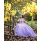 Off Shoulder Lilac Quince Dress Vestidos De 15 Anos Lace Appliques Wear Pageant Sweetheart Neck Girls Sweet 16 Dresses