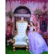 Instagram Gowns Lilac Quinceanera Dress 3D Flowers Sweetheart Neck Girls Sweet 16 Dresses Off Shoulder 15 Birthday Party Robe