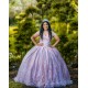 Sequin Pink Quinceanera Dress Off Shoulder Vestidos De 15 Anos Wear Pageant Sweetheart Neck Girls Sweet 16 Dresses