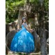 Sweetheart Neck Sky Blue Quinceanera Dress Girls Sweet 16 Dresses Off Shoulder Sweet 15 Birthday Party Robe Lace Appliques Instagram Gowns